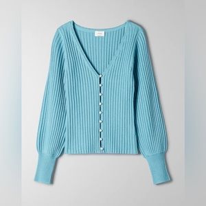 Aritzia blue sweater size small